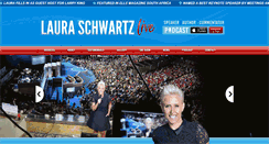 Desktop Screenshot of lauraschwartzlive.com