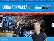 Tablet Screenshot of lauraschwartzlive.com